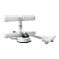 Strengthened Extra Large Double Suction Cups[White]with Drawstring Closure
