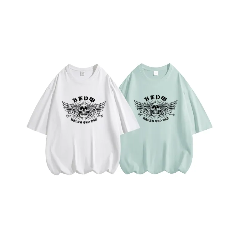 Kepu T Shirt Unisex 2 Pack 2 Pack White+White-3