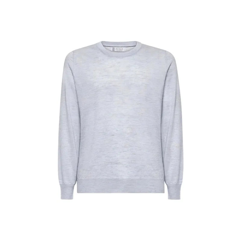 Brunello Cucinelli Long Sleeved Crewneck Jumper-0
