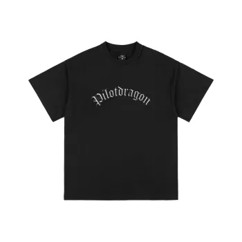 PILOTDRAGON Loose Fit Casual Short Sleeved T Shirts Unisex