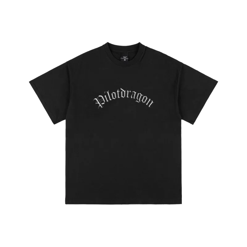 PILOTDRAGON Loose Fit Casual Short Sleeved T Shirts Unisex-0