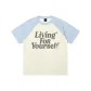 Cream Apricot & Light Blue