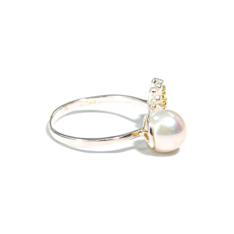 SANWUBALUOKE Pearl Rings Women's-2