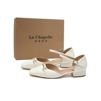 La Chapelle Block Heel High Heels 3cm Women's