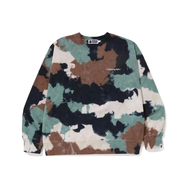 A BATHING APE Chusen Dye Loose Fit Crewneck-4