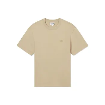 LACOSTE SS25 T Shirt Men's Milk Coffee