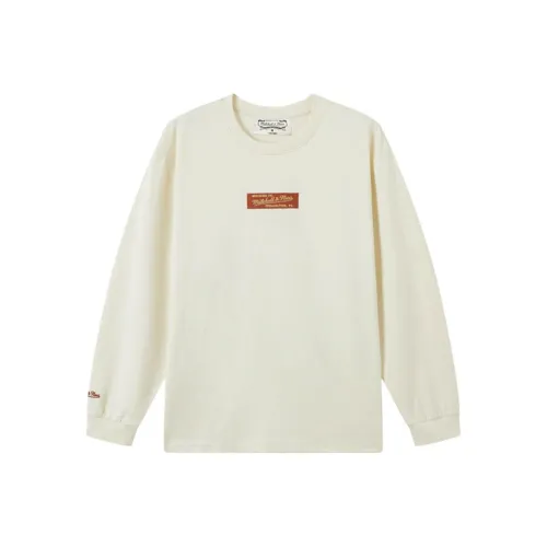 Mitchell & Ness SS25 T Shirt Unisex Ecru
