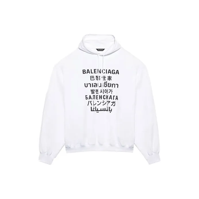 Balenciaga Languages Sport Hoodie-0