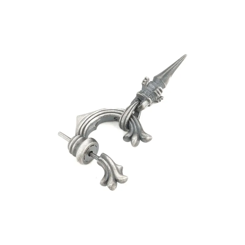 Ruibeila S925 Silver Earrings Men's-1