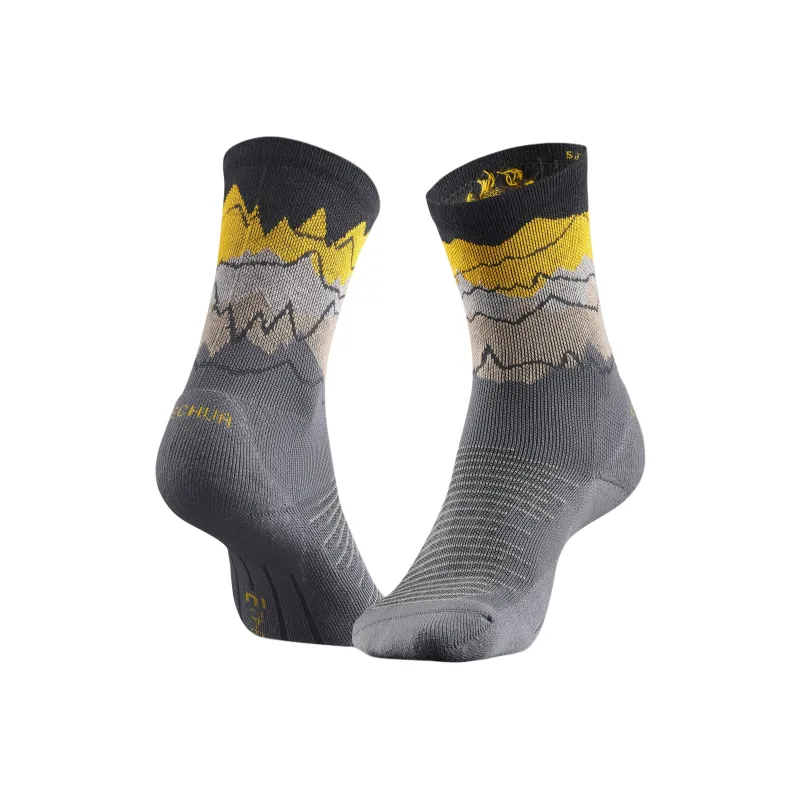 DECATHLON Knee High Socks Unisex 2 Pack Asphalt Gray-3