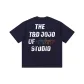 Navy Blue (White Text)