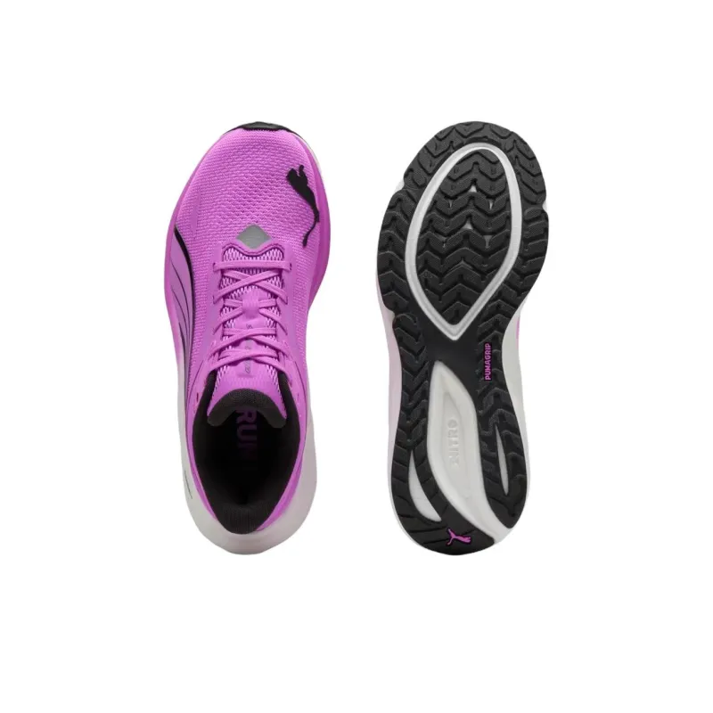 PUMA Electrify Nitro 4 Anti Slip Wear Resistant Low Top Casual Running Shoes Women's Purple-2