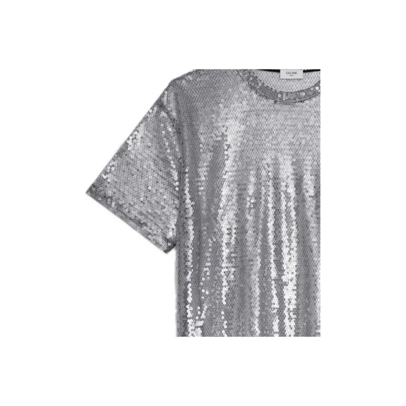 CELINE New Men'S Collection - Boy Doll T-Shirts Men Silver-4