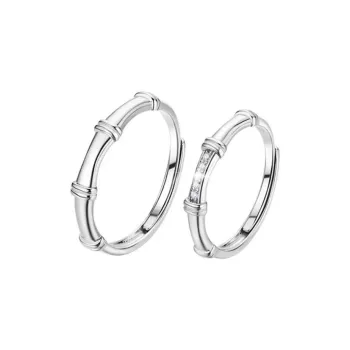 ZHOUBAIFU S925 Silver Rings Unisex