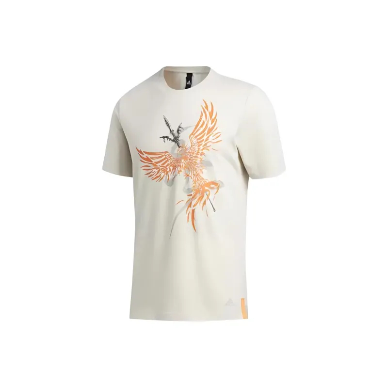 Adidas T Shirts Men Ecru-0