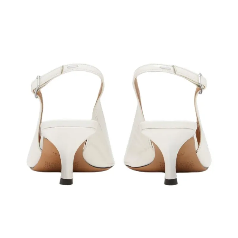 Maison Margiela Kinkies Slim Heel High Heels 5.5cm Women's White-3