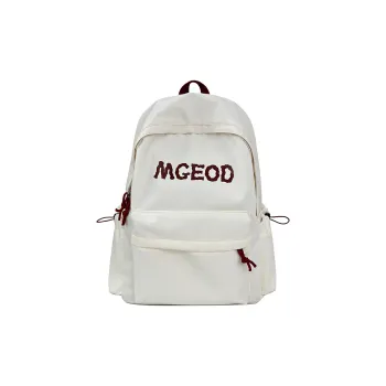 LOUIS ROYALN Nylon Backpack Unisex White/Black/Blue/Yellow/Red