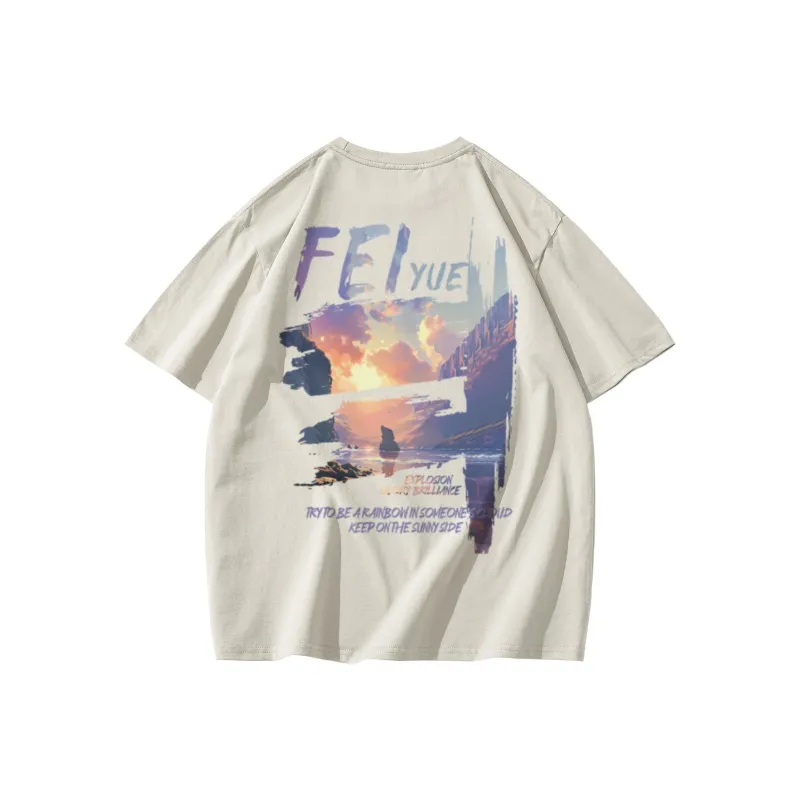 Feiyue Short Sleeved T Shirts Unisex-17