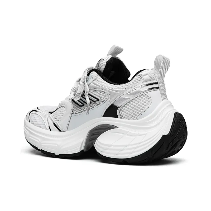 MVA Anti Slip Wear Resistant Breathable Impact Resistant Lightweight Low Top Chunky Sneakers Unisex-3