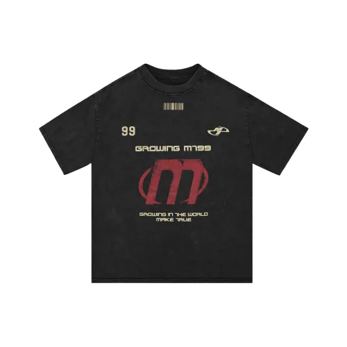 MT99 T Shirt Unisex Washed Black