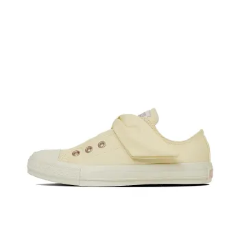Converse ALL STAR RIBBONSTRAP Lightweight Low Top Canvas Shoes Women's Cream