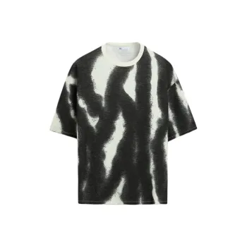 ZARA T Shirt Men's Frosted White