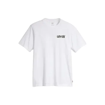Levis T Shirts Men White