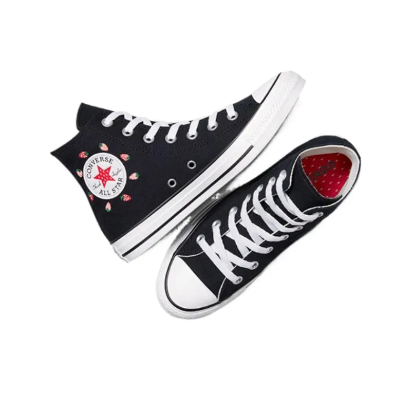 Converse Women's Chuck Taylor All Star High 'Embroidered Strawberries'-3