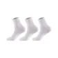 GL4024 Crew Socks, White 3 Pack