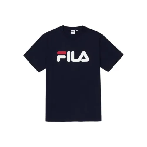FILA T-Shirts Unisex Navy Blue