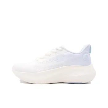361° Breathable And Wear resistant Low Top Casual Running Shoes Women's White Blue