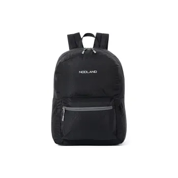 Sharkborough Nylon Backpack Regular Unisex Black/White/Orange