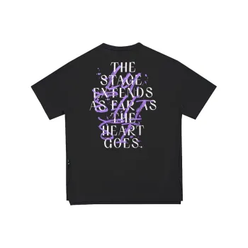LUSHISI T Shirts Unisex Black