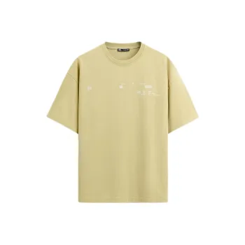 ZARA Drop Shoulder Sleeve T-Shirt Men's Washed Green