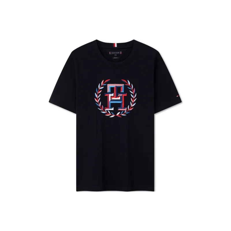 Tommy Hilfiger Logo embroidered T shirt-5