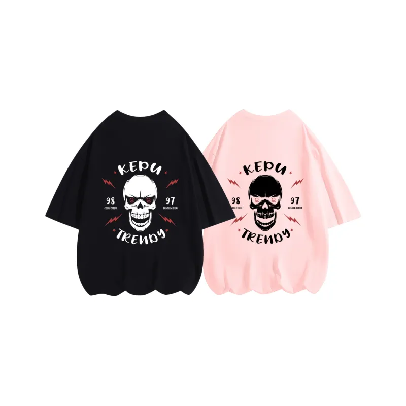 Kepu T Shirt Unisex 2 Pack 2 Pack White+White-11