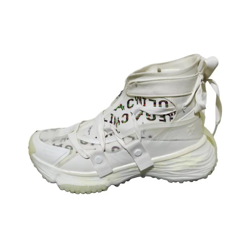 XTEP Variety Training Collection Anti Slip Wear Resistant High Top Training Shoes Women's Sail White-0