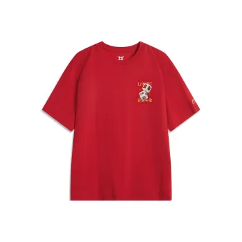 LiNing Rijin Doujin Collection T Shirt Men's Vermilion