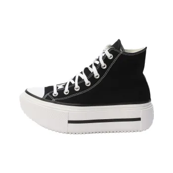 Chuck Taylor All Star Converse Lift Double Stack High 'Black White' Women's
