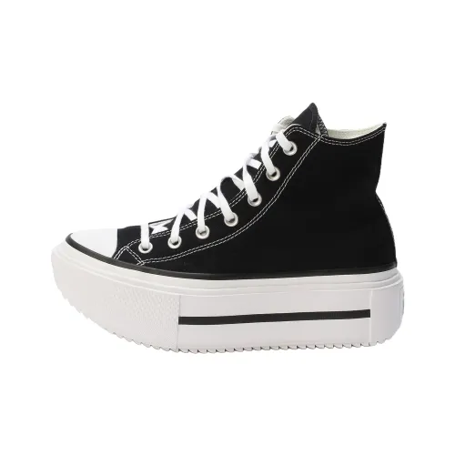 Chuck Taylor All Star Converse Lift Double Stack High 'Black White' Women's