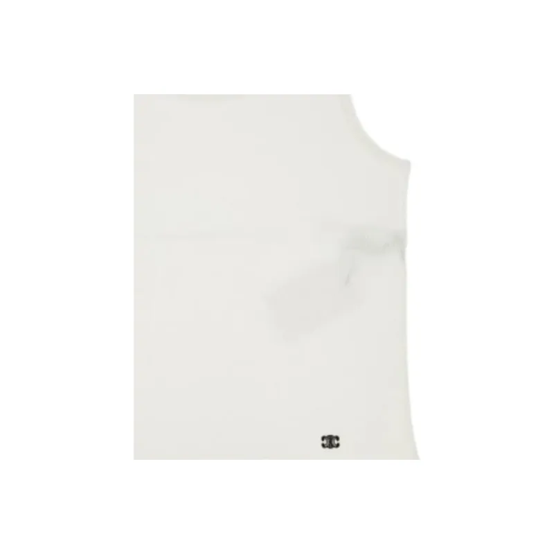 CELINE Triomphe Tank Top In Silk Jersey-4