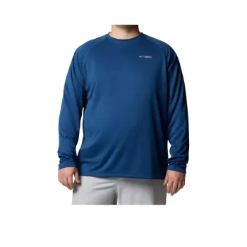 Columbia PFG Solar Stream Omni-Shade Omni-Wick T-Shirt Men's Blue