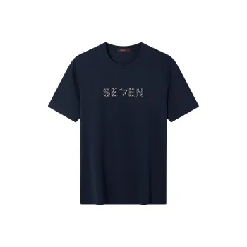 SEVEN T-Shirts Men Navy Blue