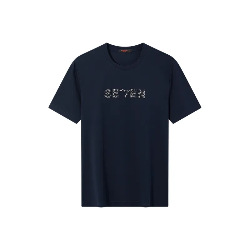 SEVEN T-Shirts Men Navy Blue-0