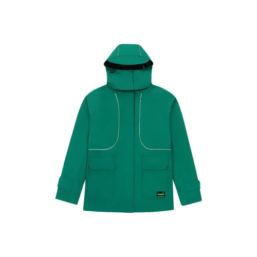 CAMEL All weather Waterproof And Windproof Windbreaker Jacket Unisex Green