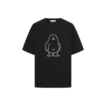 URBAN REVIVO T Shirt Men's Jet Black