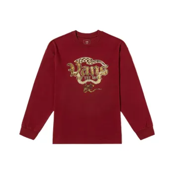 Vans TEE LS T Shirts Unisex Red