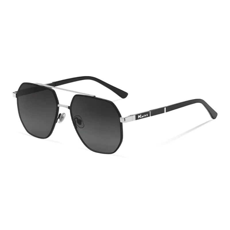 KeiTi Metal Aviator Sunglasses Unisex-0