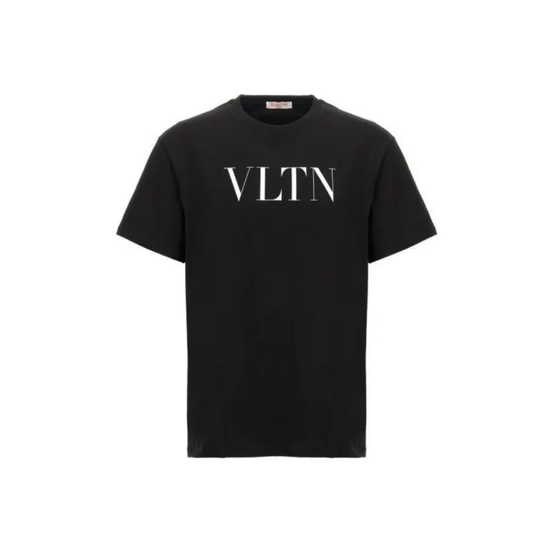 Valentino Logo Printed Crewneck T Shirt-0