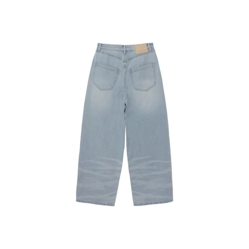 WOOYOUNGMI Washed Jeans-1